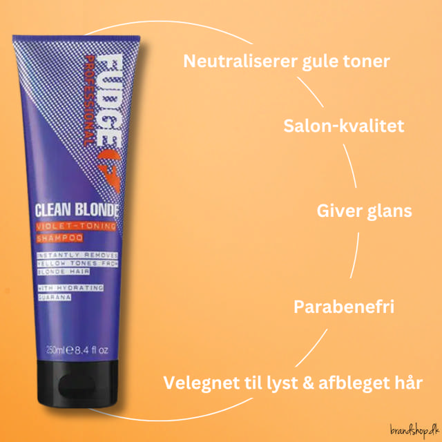 Fudge Clean Blond Violet Toning Shampoo, 250 ml.