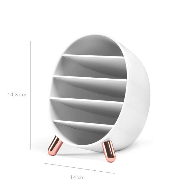 Gillian Jones Make Up Pod Bord-Organizer - Hvid