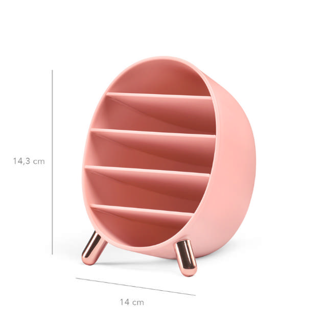 Gillian Jones Make Up Pod Bord Organizer - Dusty  Rose