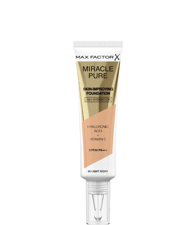 Max Factor Miracle Pure Foundation 40 Light Ivory, 30 ml.