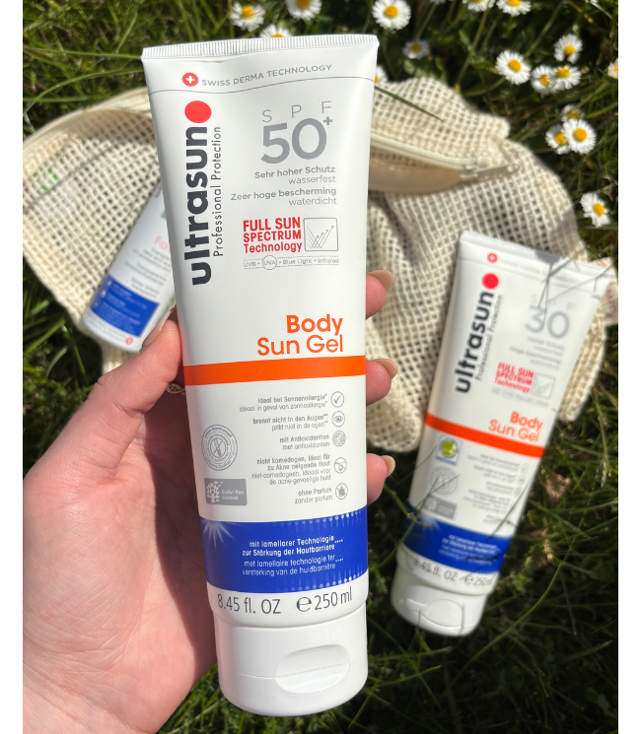 Ultrasun Body Sun Gel SPF50+, 250 ml.